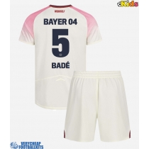 Bayer Leverkusen Loic Bade #5 Replica Away Minikit 2025-26 Short Sleeve (+ pants)